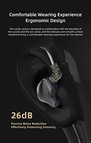 Kz Zex Earbuds 1 Electrostático + 1 Dynamic Earphone In Ear