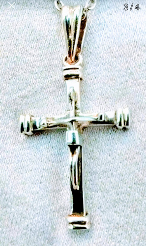 Cadena Con Cruz De Plata 925