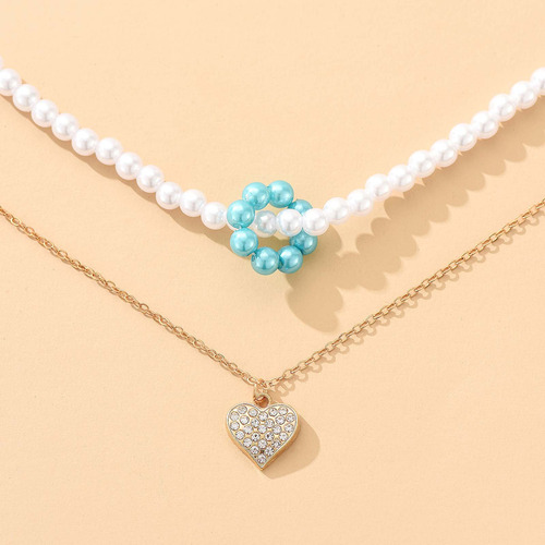 Colgante Con Colgante De Diamante En Forma De Corazón Para M