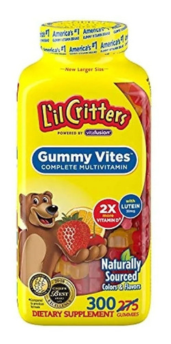 Multivitaminico Niños Lil Critters Gomitas Cabello Piel Uñas