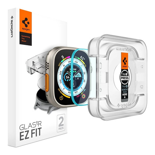 Vidrio Templado Spigen Ezfit Apple Watch Ultra [2 Pack]
