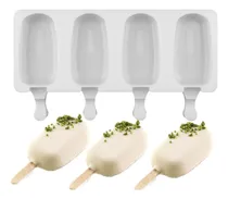 Comprar Molde Silicona 4 Magnums - Paletas Hielos Chocolates Postres