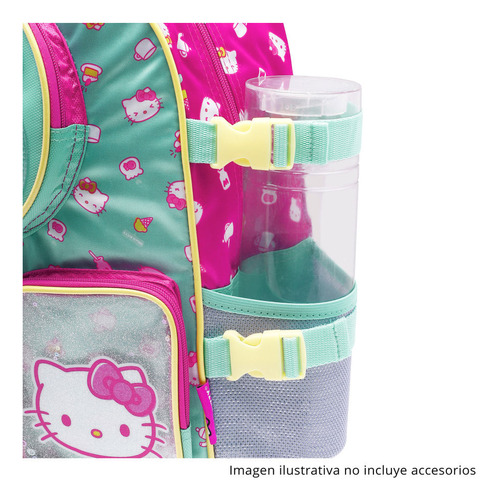 Mochila Primaria Infantil Sanrio Hello Kitty 20 L Rosa Estampado
