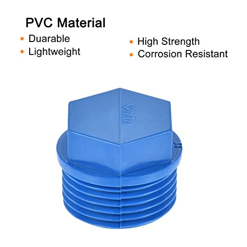 Tapón De Rosca De Pvc Cabeza Hexagonal G1 Rosca Macho ...