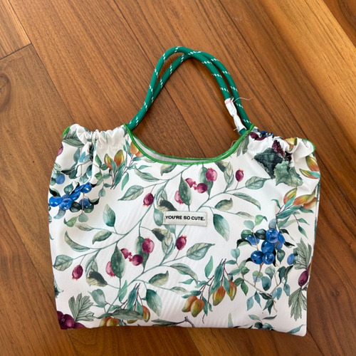 Bolso De Hombro Floral Lindo Bolso De Tela Con Flores Rotas