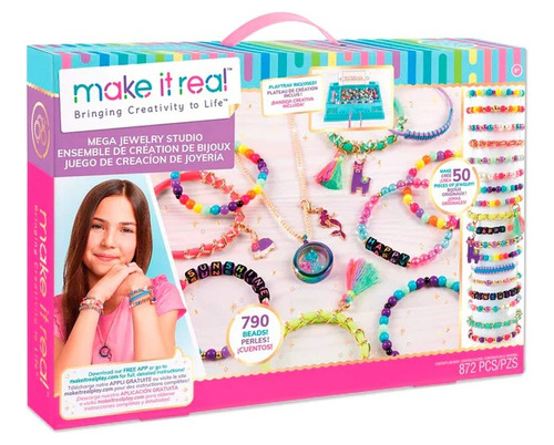 Mega Set De Joyeria Collares Y Pulseras Niñas Make It Real 