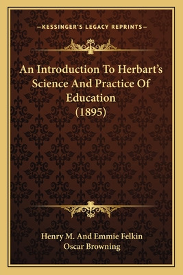 Libro An Introduction To Herbart's Science And Practice O...