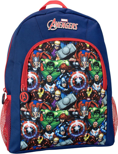 Kit Escolar Mochila + Bolsa Niños Marvel Universe Avengers 