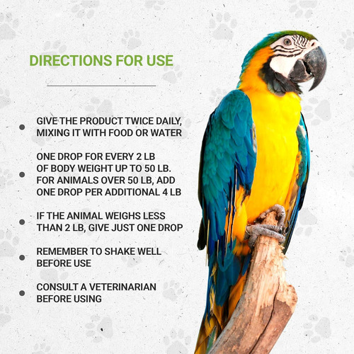 Suplemento Natural Para Aves - Salud Respiratoria 60ml