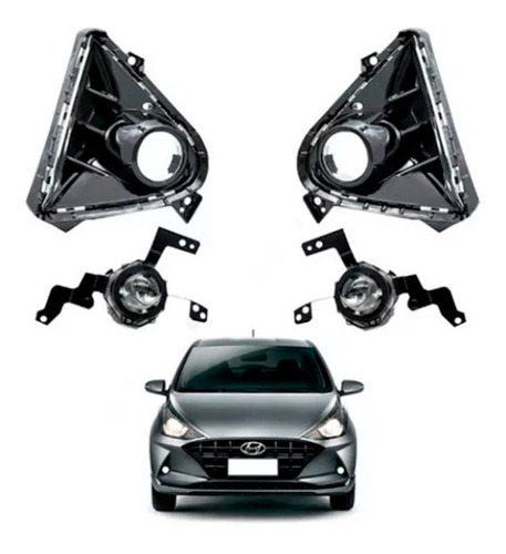 Kit Neblineros Hyundai Accent 2022 2023 Mas Luces Led 