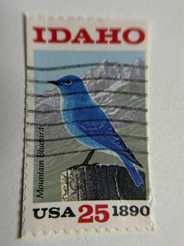 Sello Postal Usa Idaho 1890