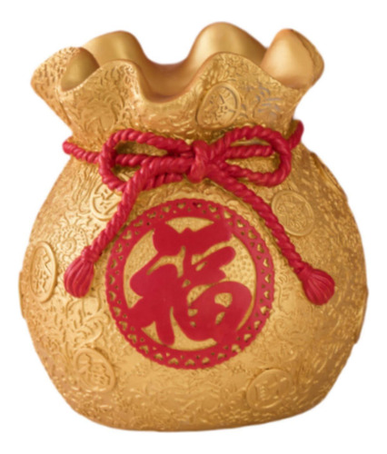 Alcancía Con Forma De Bolsa De La , Altura Del Oro 15cm