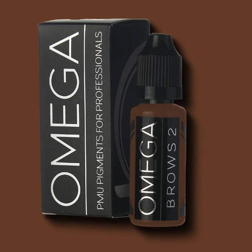 Omega Pigmentos Para Micropigmentación De Cejas 17ml Color Brows 2
