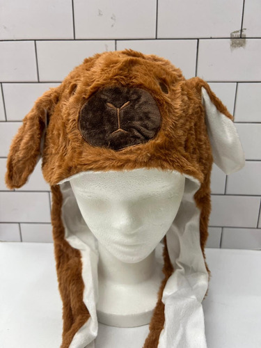 Gorro Peluche Levanta Orejas Varios Modelos Muy Suave Capibara 1