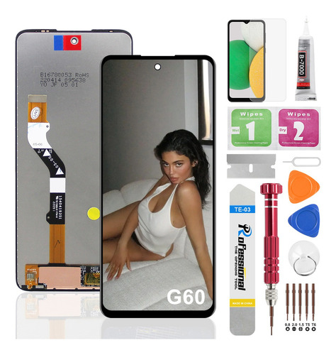 Pantalla Para Motorola Moto G60 G60s G51/ G40 Fusion Okbichi G9 Play No Frame