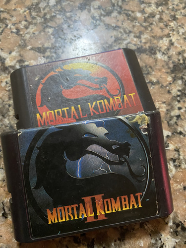 Sega Genesis Mortal Kombat 1 Y 2 (Usado)