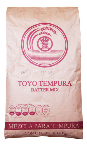 Imagen 1 de 1 de Harina Tempura, Toyo Foods, 18.14 Kg
