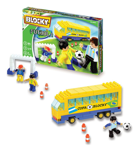 Bloques para armar Blocky Futbol Blocky Fútbol 1 95 piezas  en  caja