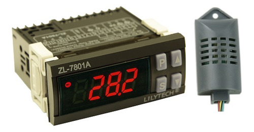 Controlador Lcd Zl-7801a Con Sensor De Huevo Pid De 100 V-24