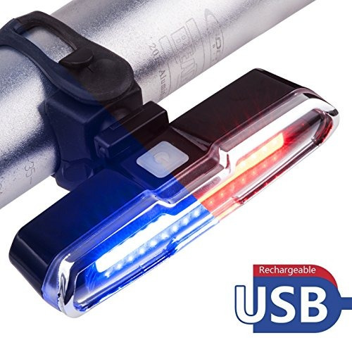 Ultra Bright Bike Tail Light Colorday Usb Rechargeable Water
