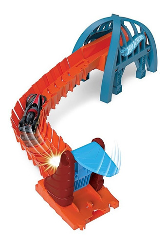 Imagen 3 de 7 de Hot Wheels City Ataque De Robo-víbora Pista De Juguete