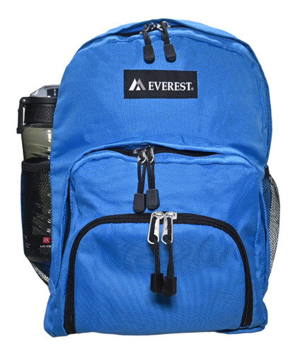 Mochila Escolar Azul De Gran Capacidad Originales Everest