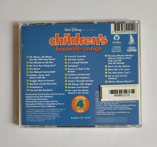 Children's Favorite Songs - Vol. 4 - Cd | Parcelamento sem juros