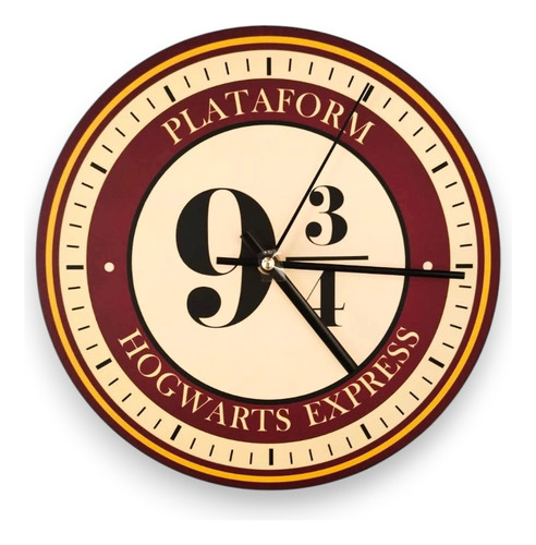 Reloj De Pared Analógico Nochtterna Harry Potter Plataforma