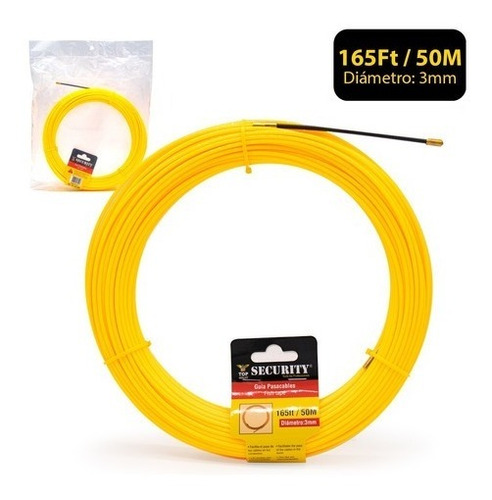 Cinta Guia Pasacable Pvc Fibra V 50 Mts Importado