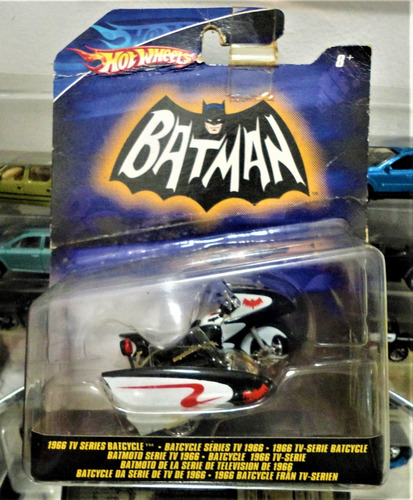 Batman Batcycle Hot Wheels Escala 1/50.serie Tv 1966. 
