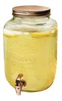 Comprar Dispenser Vidrio 4 Litros Jugo Bebidas Frasco Con Canilla