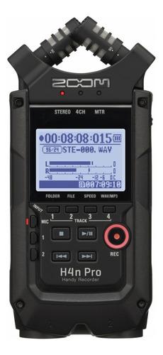 Grabador de voz digital Zoom H4N Pro color negro