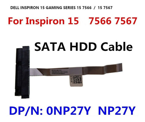 Conector Disco Dell Inspiron 15 7566 7567 0np27y Nbx00023700