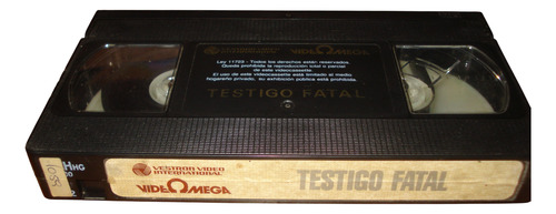 Vhs Testigo Fatal ( Blue Steel, 1990) (Usado)