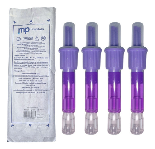 Max Adaptador 4.0mm Mp Hospitalar Dieta Enteral - 10 Uni