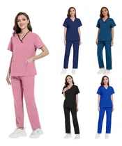 Comprar Pijama Quirurgica Mujer Anti Fluidos Jogger Conjunto Medico