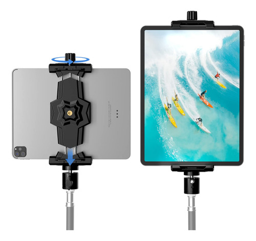 Adaptador Trípode iPad Soporte Giratorio 360 Ews