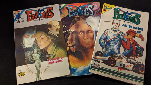 Tres Revistas De Fantomas Cómics Antiguos