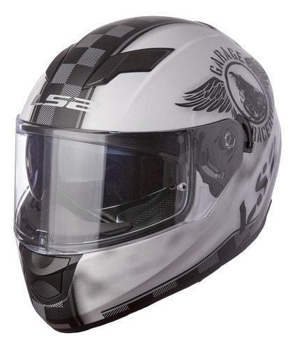 Casco Para Moto Ls2 Helmets 3281411 Talla M Color Negro