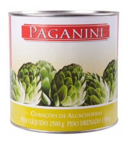 Coração De Alcachofra Paganini 1,3 Kg