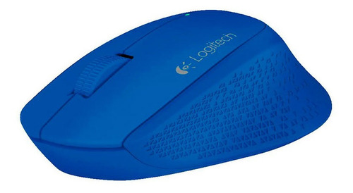 Logitech M280, Mouse Inalámbrico Cómodo Diseño Curvo - Azul