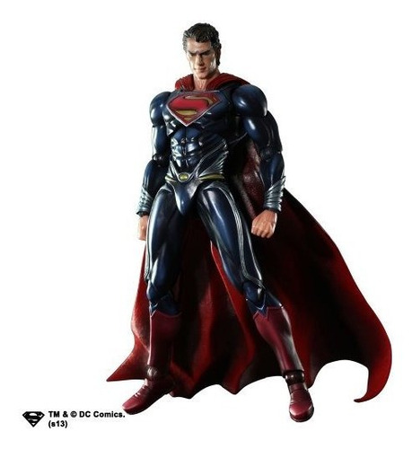 Cuadrado Enix Hombre De Acero Superman Figura De Acción