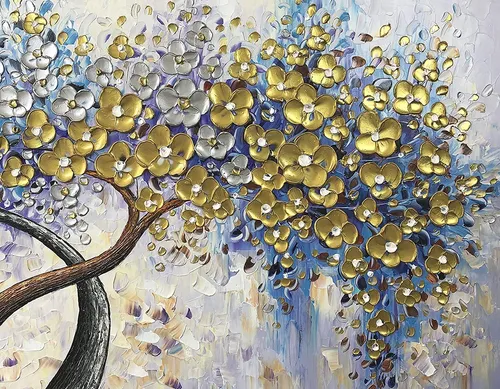 Cuadro De Árbol De La Suerte Pinturas Al Óleo