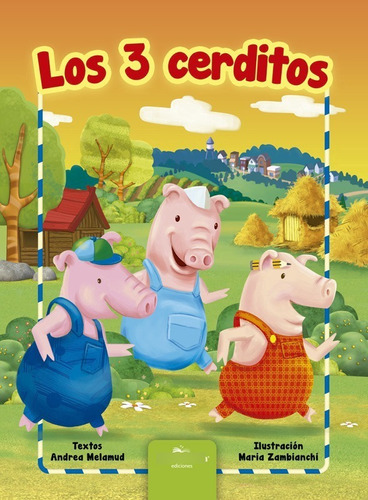 Los Tres Cerditos Libro Ilustrado Agata Ediciones Infantil