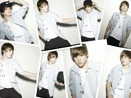Caderno 1m + Mini + Adesivos Justin Bieber