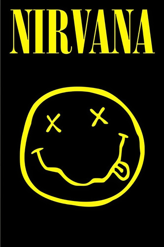 Poster Nirvana Autoadhesivo 100x70cm#1383