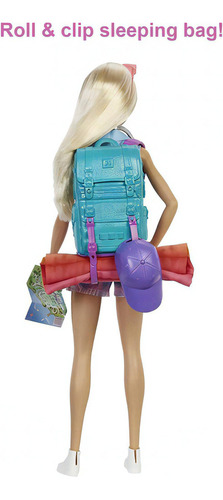 Barbie Muñeca De Camping Con Accesorios Campamento