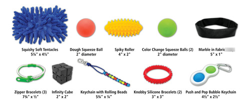 Fidgety Fidgets 14 Piezas Juego De Texturas Y Sensaciones