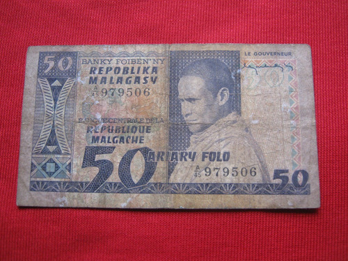 Madagascar 50 Francos 1974