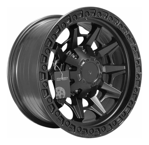 Juego Rines 16x8 5/114 Y 5/127 Negros Offroad, Ranger Jeep